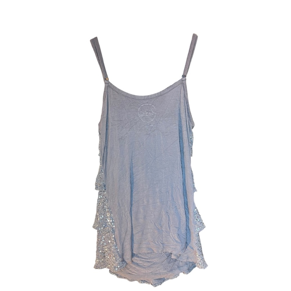 Vintage Y2K Silver Sequin Disco Rave Cami - Picture 4 of 13